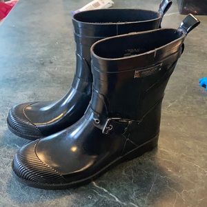 Coach Shoes | Like New Coach Rain Boots | Color: Black | Size: 7 | Leibowitz25's Closet